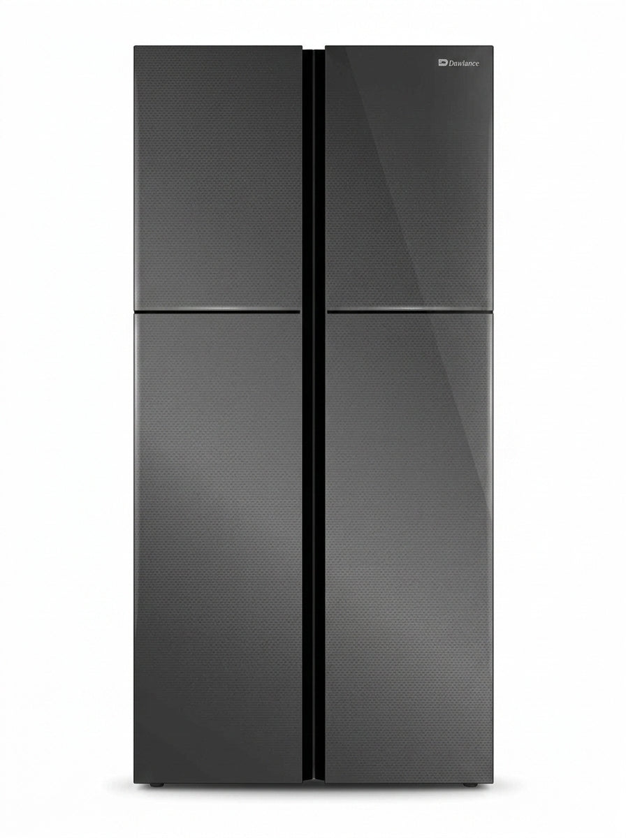 Dawlance DFD 900 Glass Door Inverter Black Honey Comb Multi Door Refrigerator